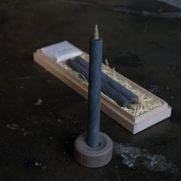 Japan Best Cosmic Hemp & Charcoal "Warosoku" Candle