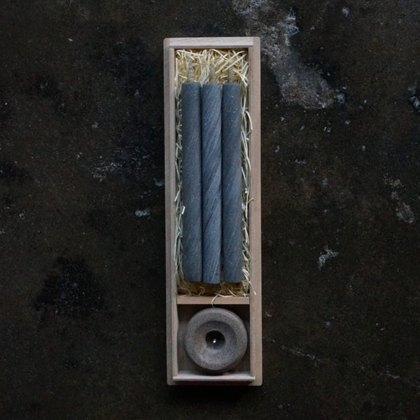 Japan Best Cosmic Hemp & Charcoal "Warosoku" Candle