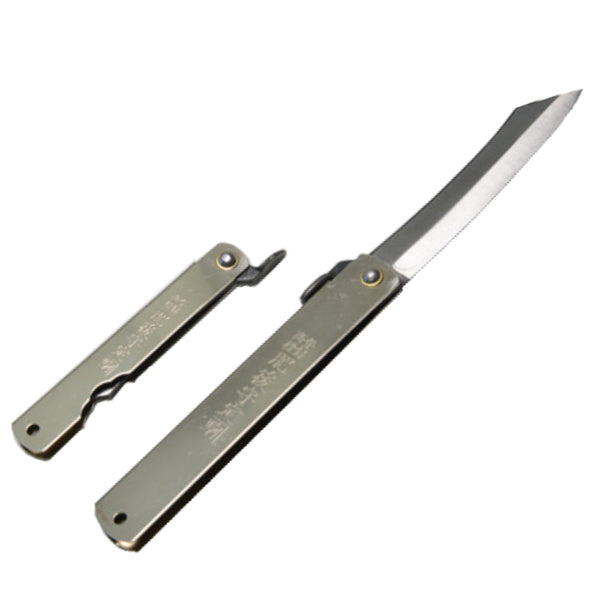 Japan Best Higonokami Silver-Plated Folding Knife