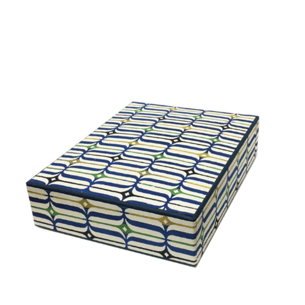 Japan Best Keijyusha Paper Box - Ainu Blue