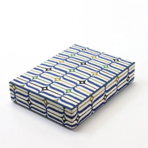 Japan Best Keijyusha Paper Box - Ainu Blue