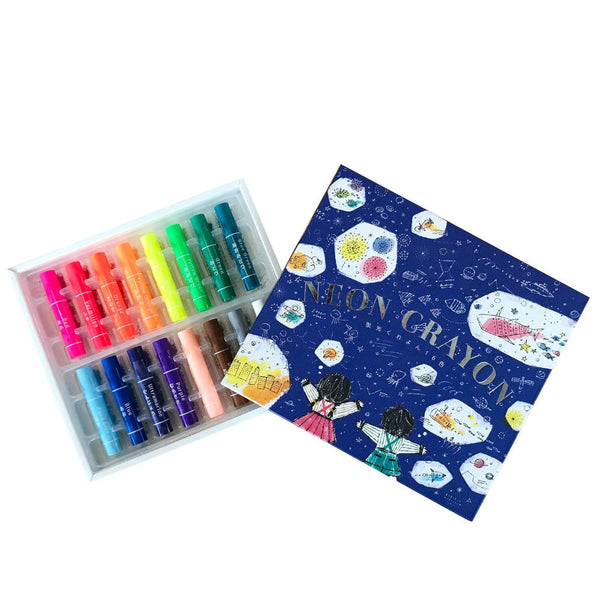 japan best Neon Crayons - Glows under UV Light