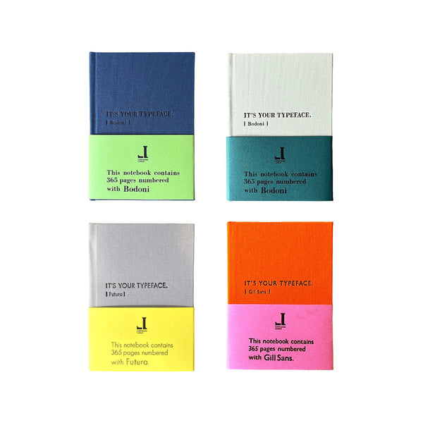 japan best Typeface Notebooks