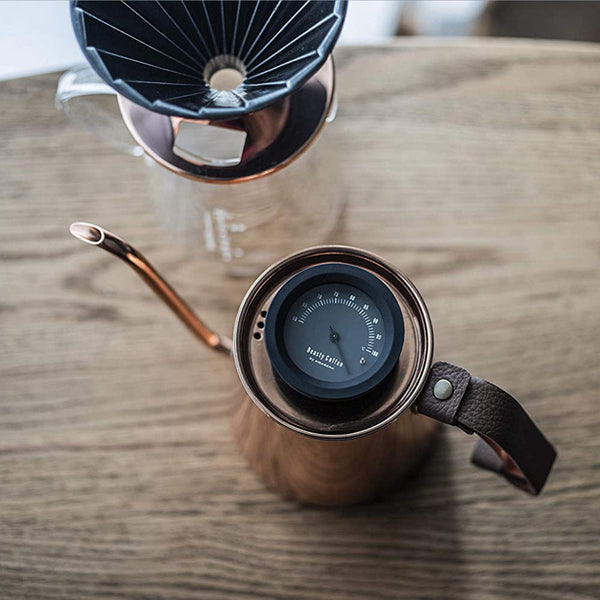 Japan Best Kettle With Thermometer Special Pour For Drip Leather Handle