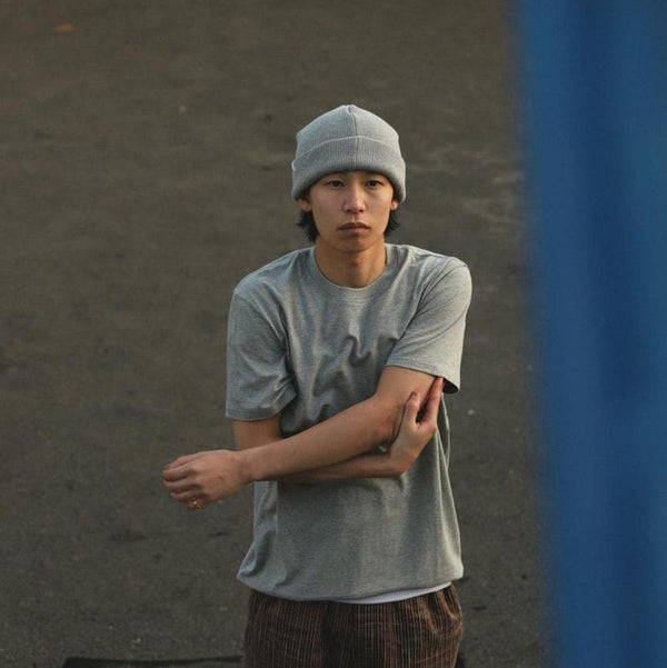 Japan Best Loopwheeled Crewneck T-Shirt With Pocket