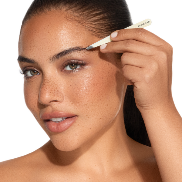 Japonesque Slant & Point Tweezers Natural Shimmer