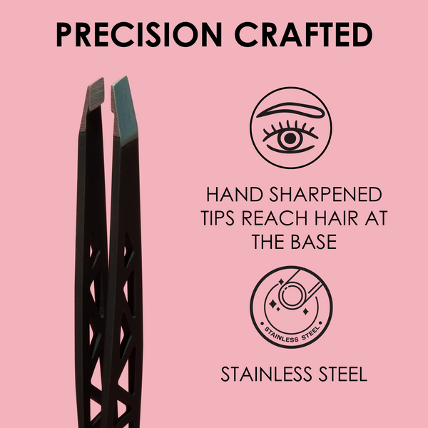 Japonesque Slant Tweezer Midnight