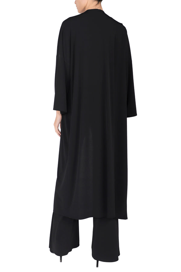 Marie France Van Damme Jersey Cover Up Black