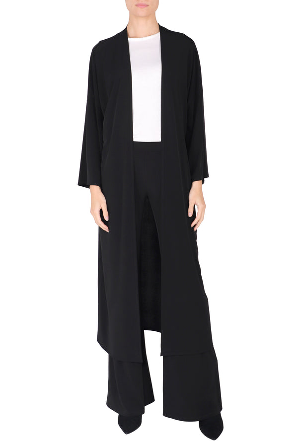 Marie France Van Damme Jersey Cover Up Black