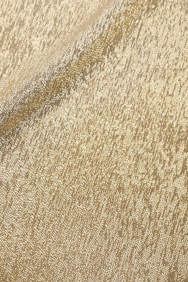 Marie France Van Damme Metallic Lamé Boubou Caftan Dark Gold