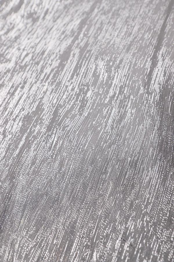 Marie France Van Damme Metallic Lamé Boubou Caftan Silver