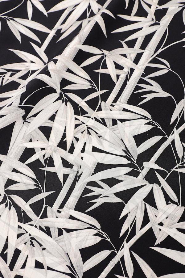 Marie France Van Damme Printed Silk Crepe De Chine Polo Dress Bamboo