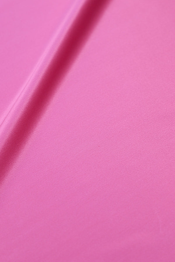 Marie France Van Damme Silk Satin Ombre Boubou Caftan Fuchsia Ombre