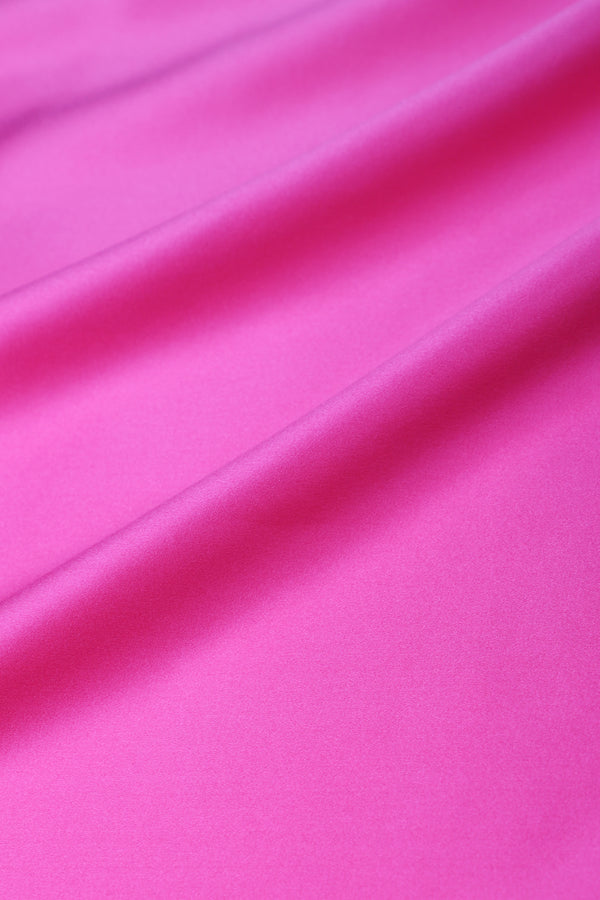 Marie France Van Damme Silk Satin Ombre Cami Dress Fuchsia Ombre