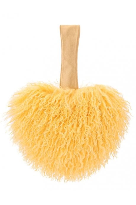 JAYLEY Bamboo Eco Faux Fur Bag