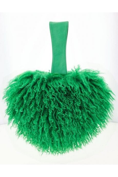 JAYLEY Bamboo Eco Faux Fur Bag