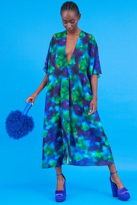 JAYLEY Bamboo Eco Faux Fur Bag