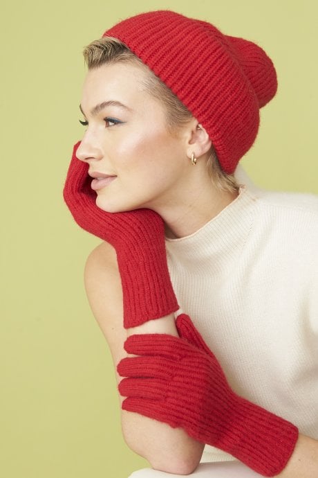 JAYLEY Banana Peel Blend Beanie Hat