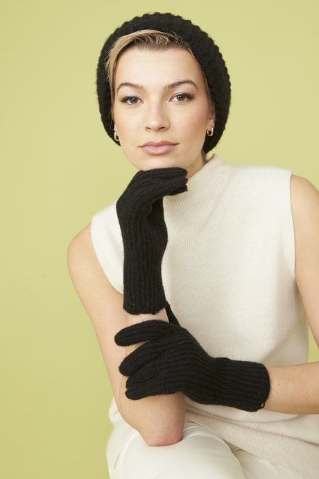 JAYLEY Banana Peel Blend Beanie Hat