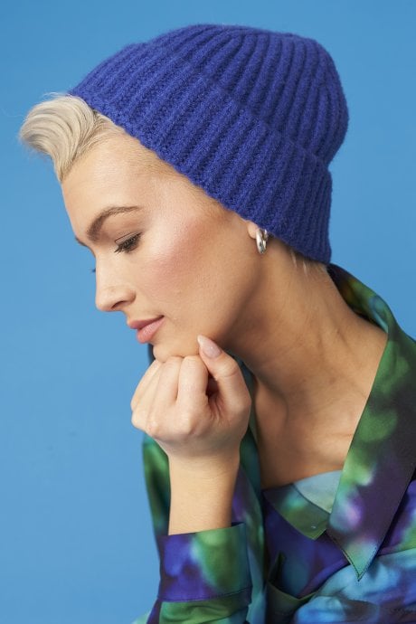 JAYLEY Banana Peel Blend Beanie Hat