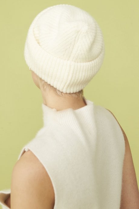 JAYLEY Banana Peel Blend Beanie Hat