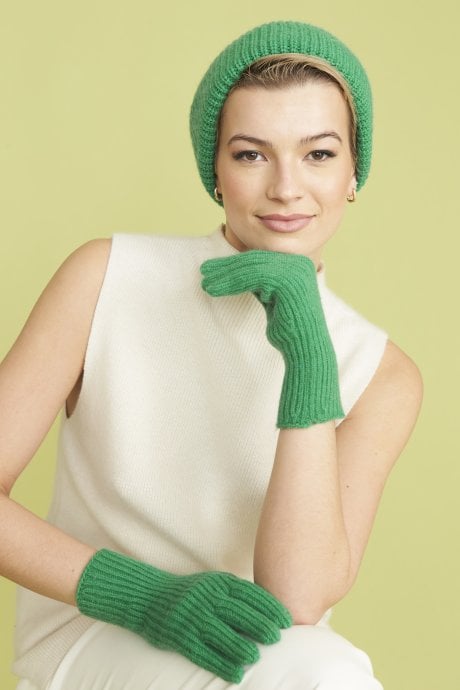 JAYLEY Banana Peel Blend Beanie Hat