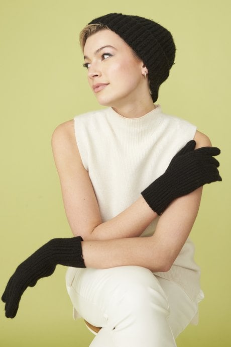 JAYLEY Black Banana Peel Blend Gloves