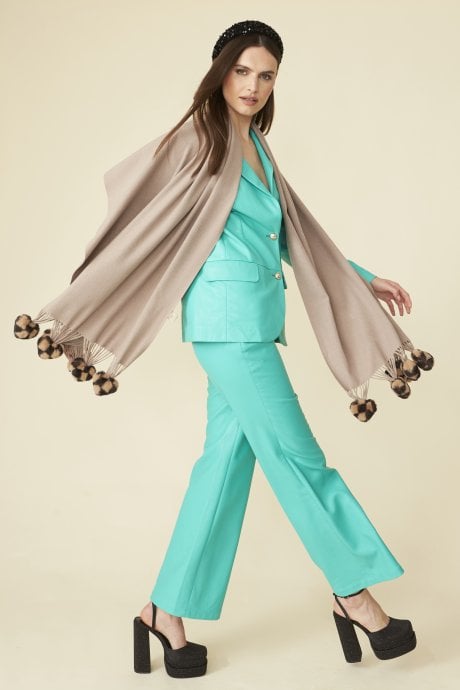 JAYLEY Black Padded Sequin Headband