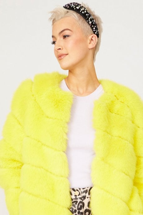 JAYLEY Black Padded Sequin Headband