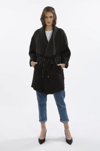 JAYLEY Black Silk Blend Jacket