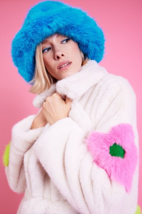 JAYLEY Blue Eco Bamboo Bucket Hat