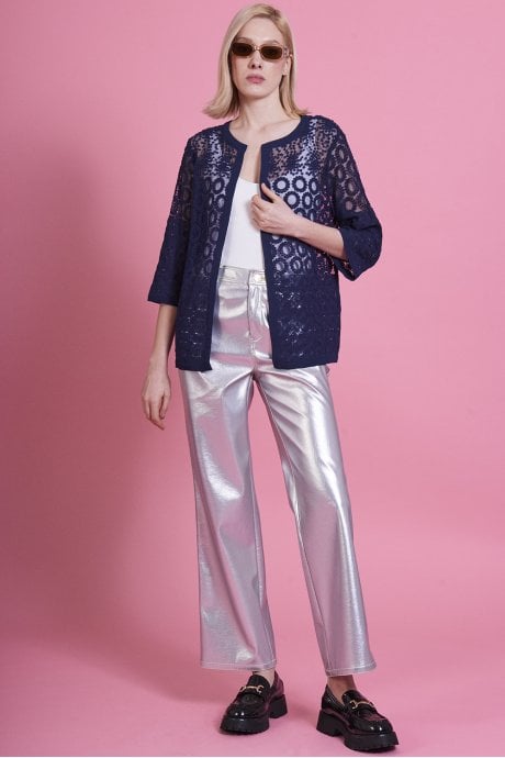 JAYLEY Blue Lace Jacket