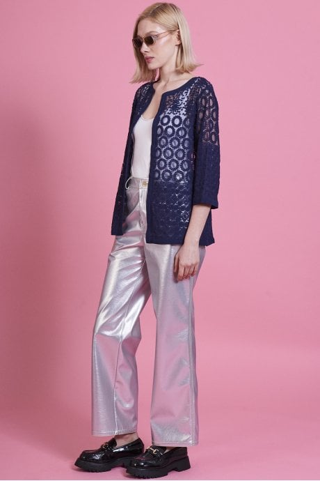 JAYLEY Blue Lace Jacket