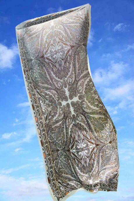 JAYLEY Cashmere and Silk Blend Multiway Wrap