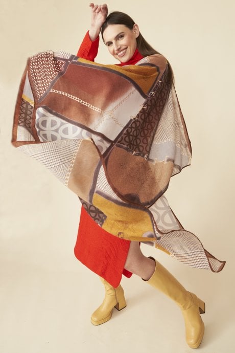 JAYLEY Cashmere And Silk Blend Wrap