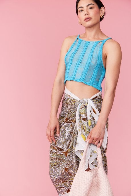 JAYLEY Cashmere and Silk Blend Wrap