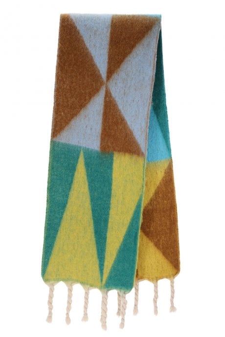 JAYLEY Cashmere Blend Geometric Wrap