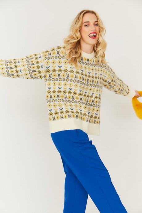JAYLEY Cashmere Blend Wool Jumper