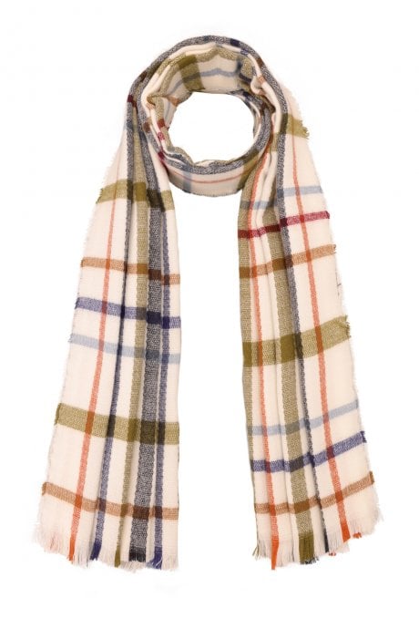 JAYLEY Checkered Cashmere Scarf