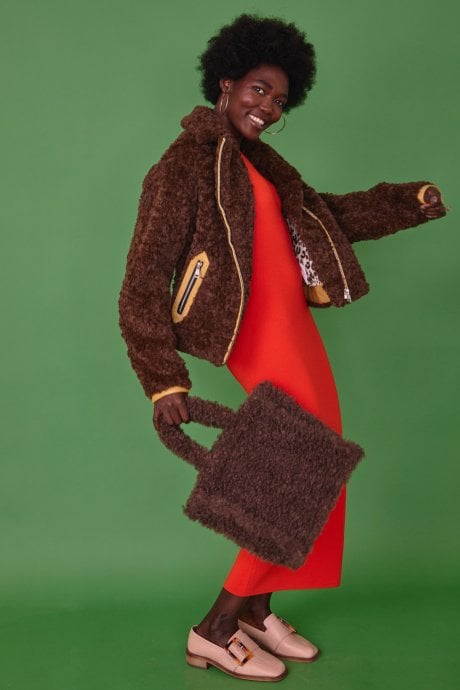 JAYLEY Chocolate Borg Tote Bag