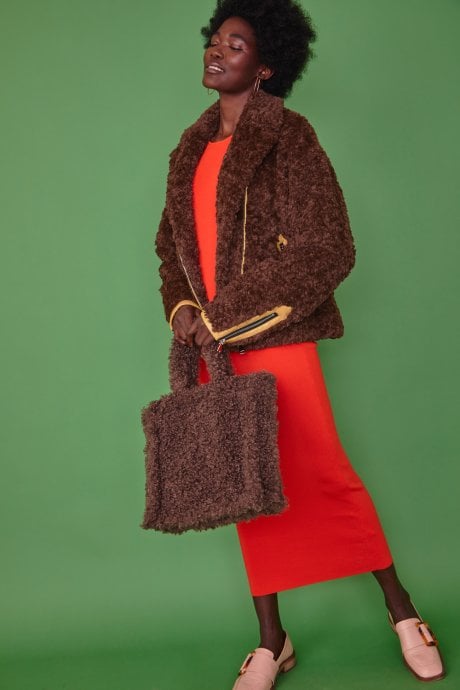 JAYLEY Chocolate Borg Tote Bag