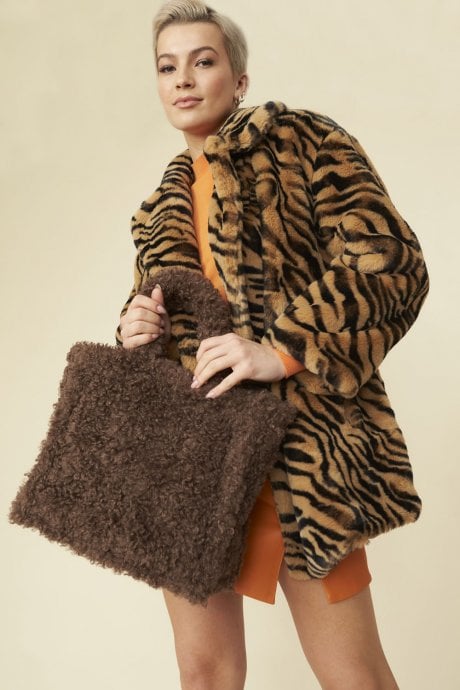 JAYLEY Chocolate Borg Tote Bag