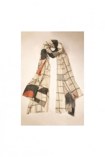 JAYLEY Chocolate Luxury Cashmere Silk Blend Wrap