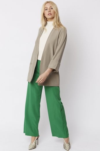 JAYLEY Chocolate Tailored Kimono Jacket