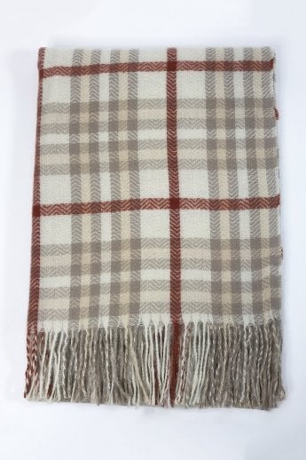 JAYLEY Cream Cashmere Blend Wrap