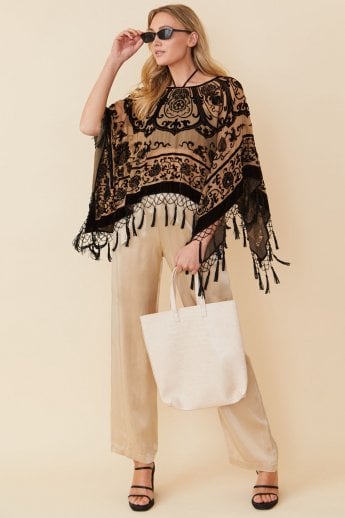 JAYLEY Cream ECO Leather Croc Tote Bag