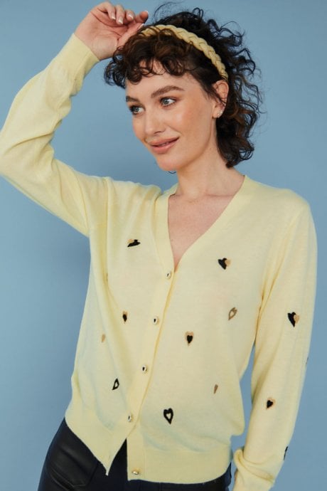 JAYLEY Cream Faux Leather Plait Headband