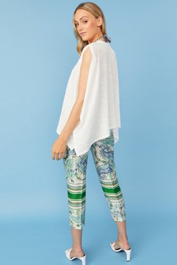 JAYLEY Cream Fine Knit Kaftan
