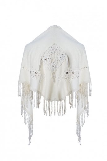JAYLEY Cream Shawl