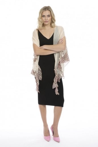 JAYLEY Cream Vintage Scarf